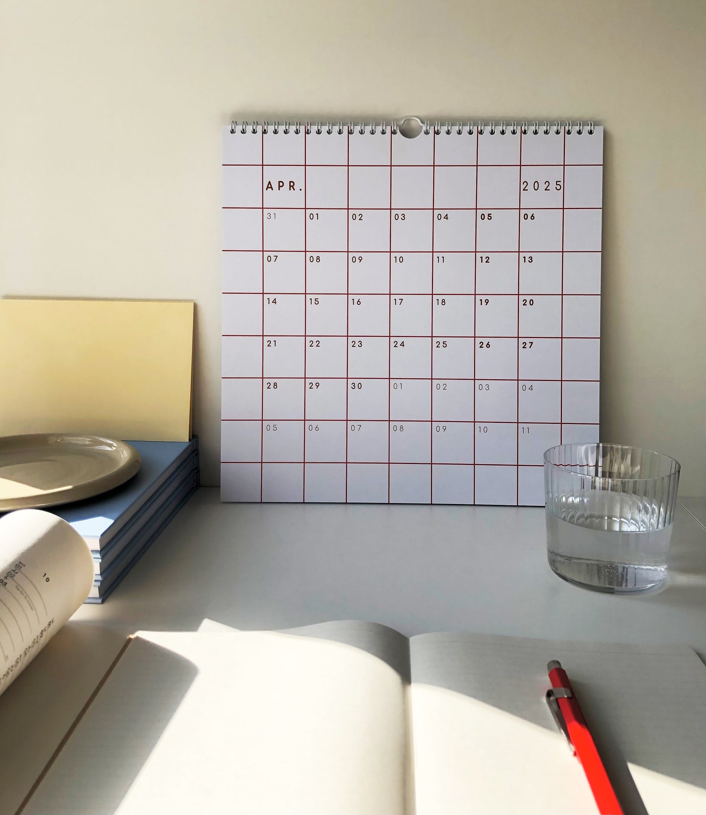 Kalender 2026 - kariert