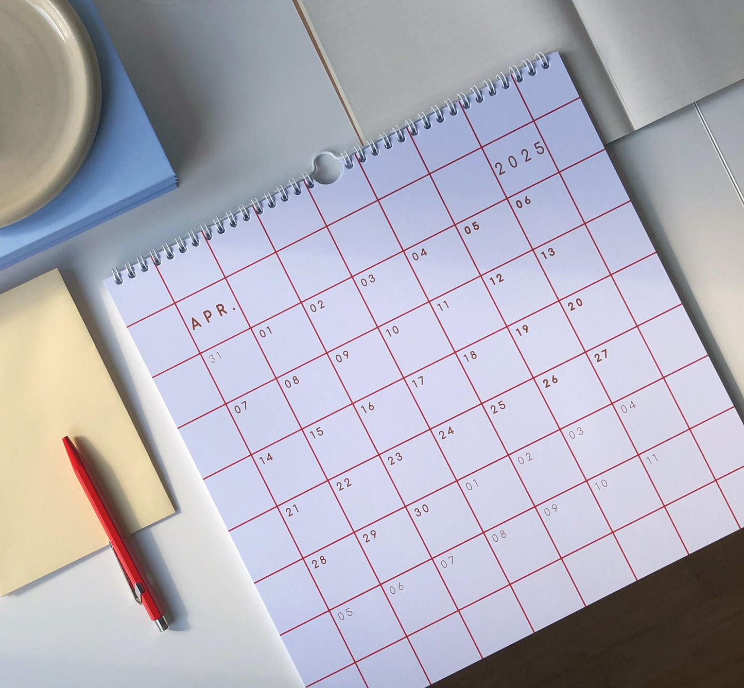 Kalender 2026 - kariert
