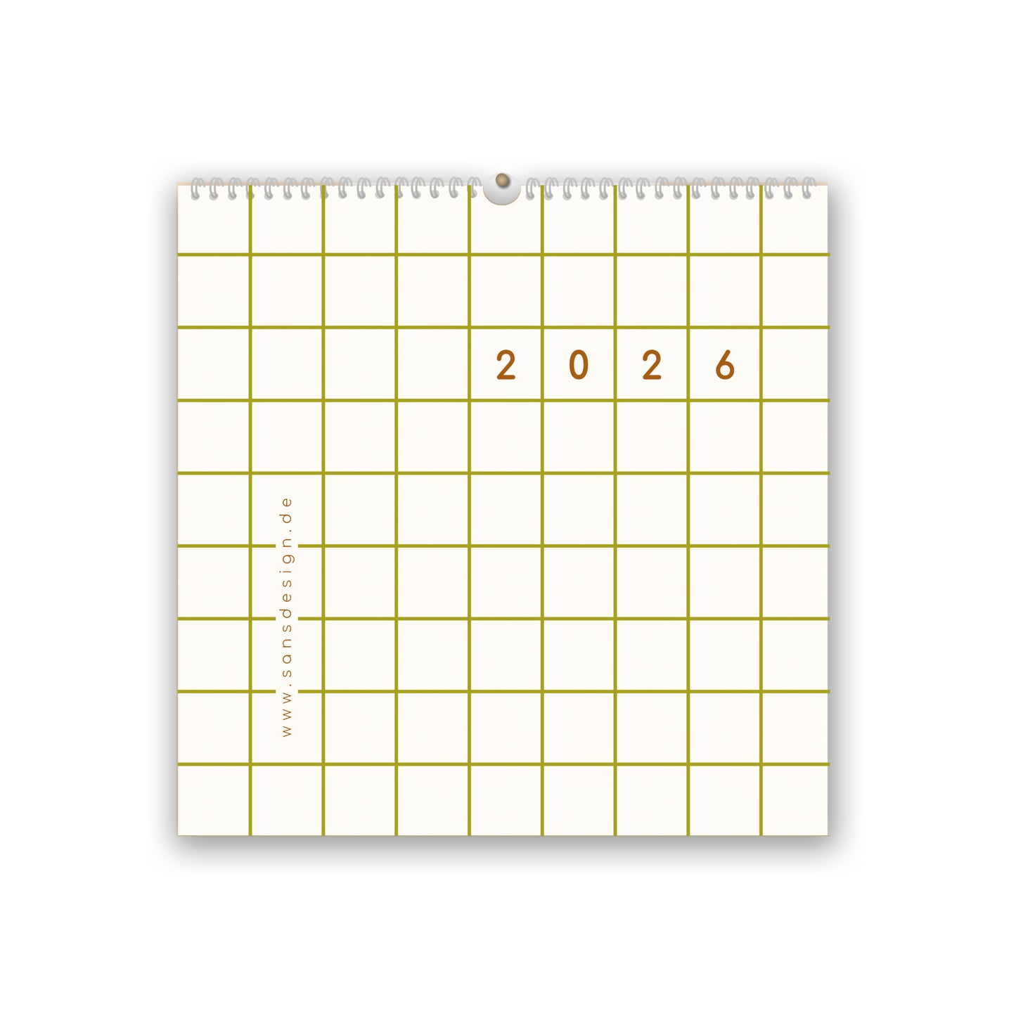 Kalender 2026 - kariert
