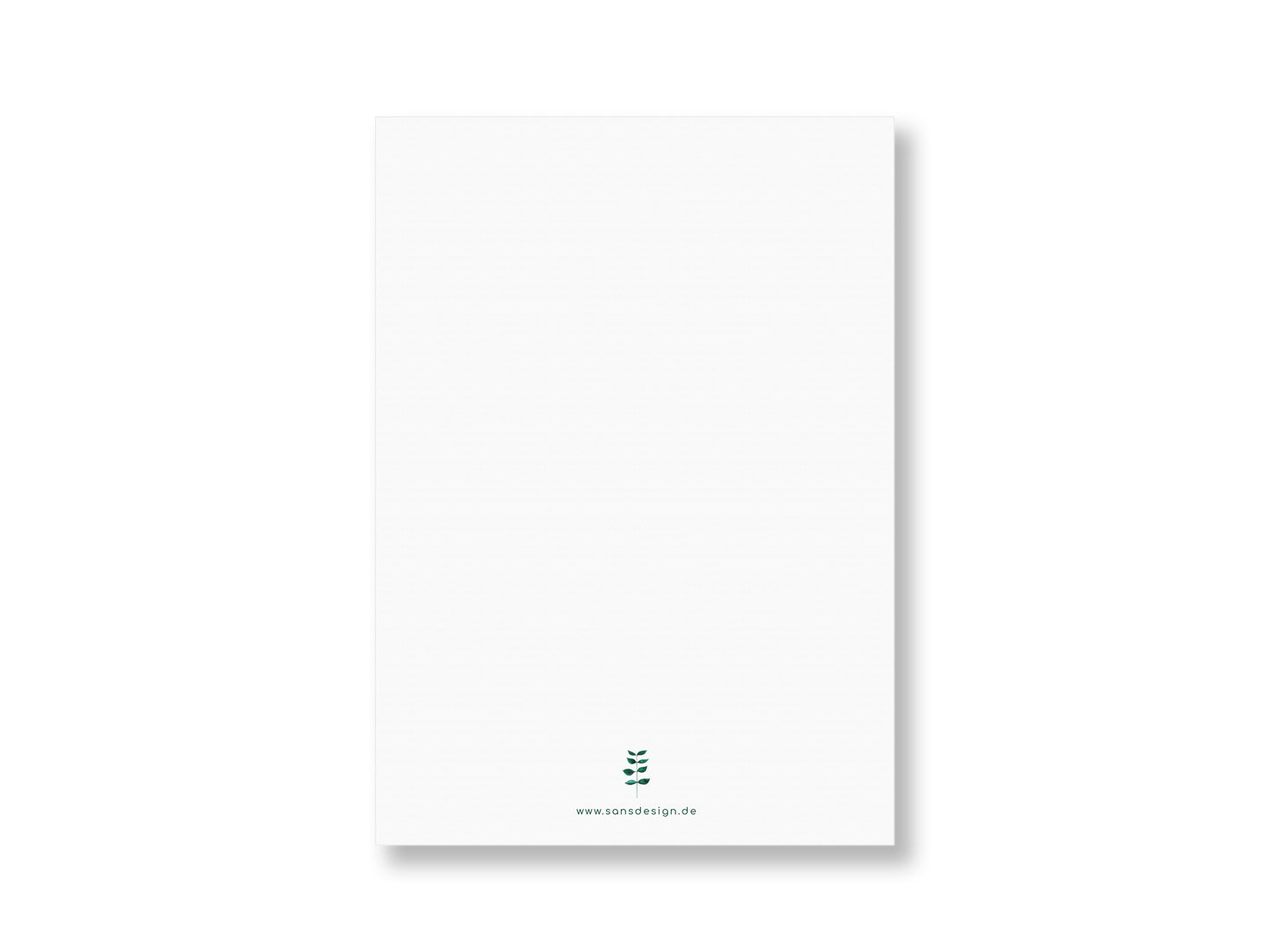 Blätter | Postkarte