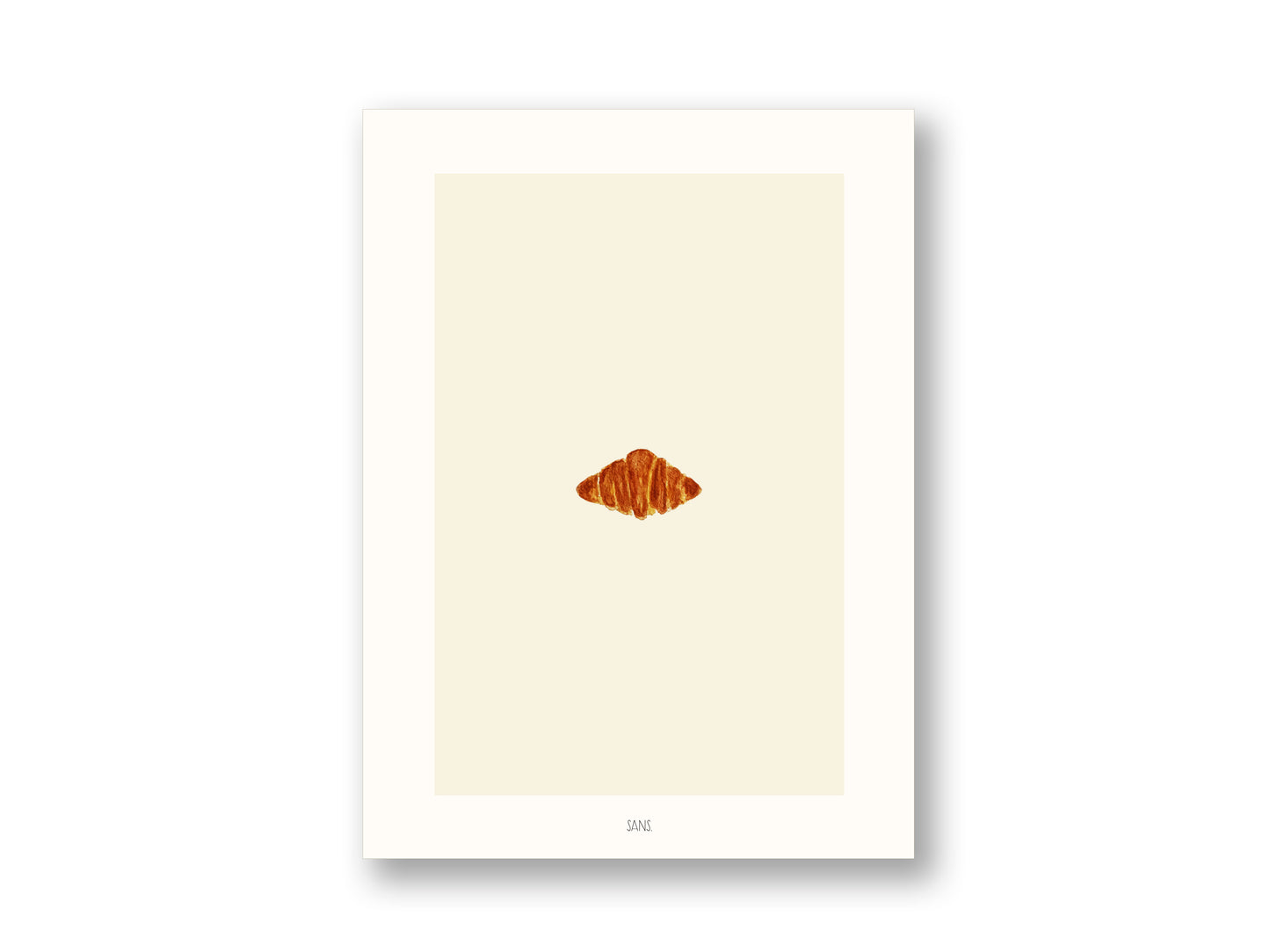 Croissant | Kunstdruck