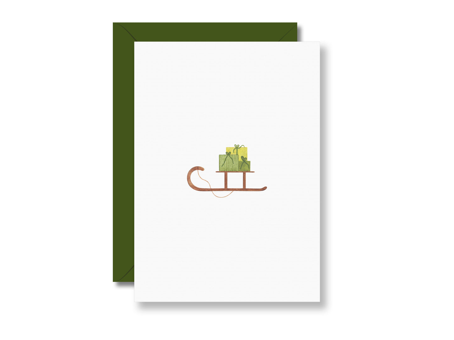 Schlitten | Postkarte