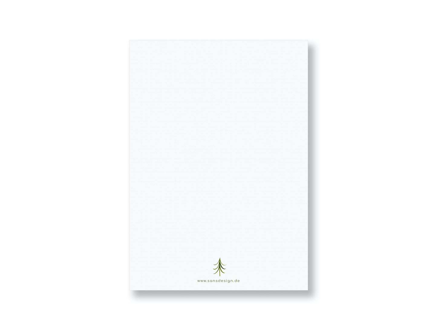 Tannenbaum mit Stern | Postkarte