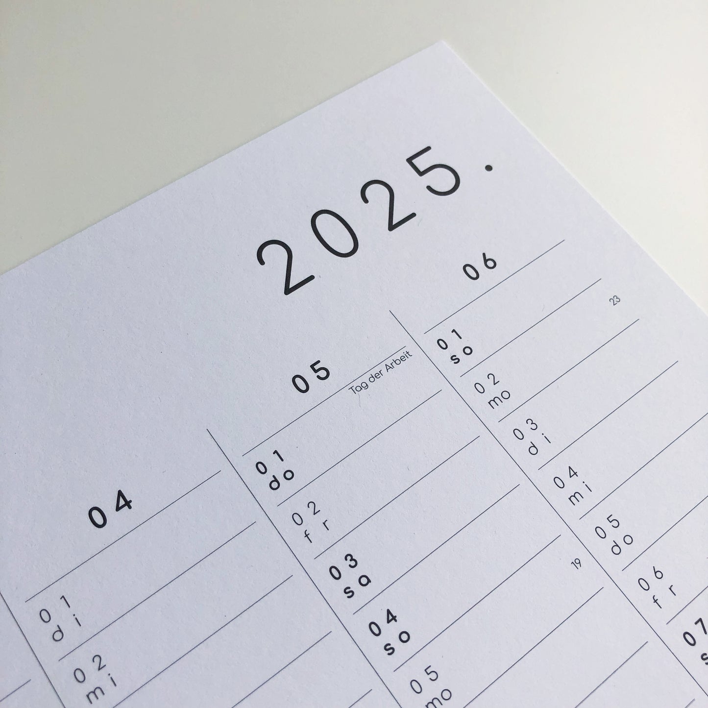 Kalender 2025 - Din lang