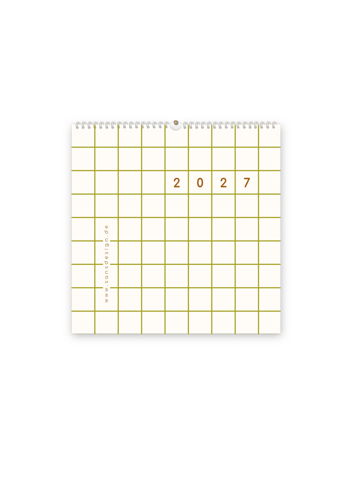 Kalender 2027 - kariert