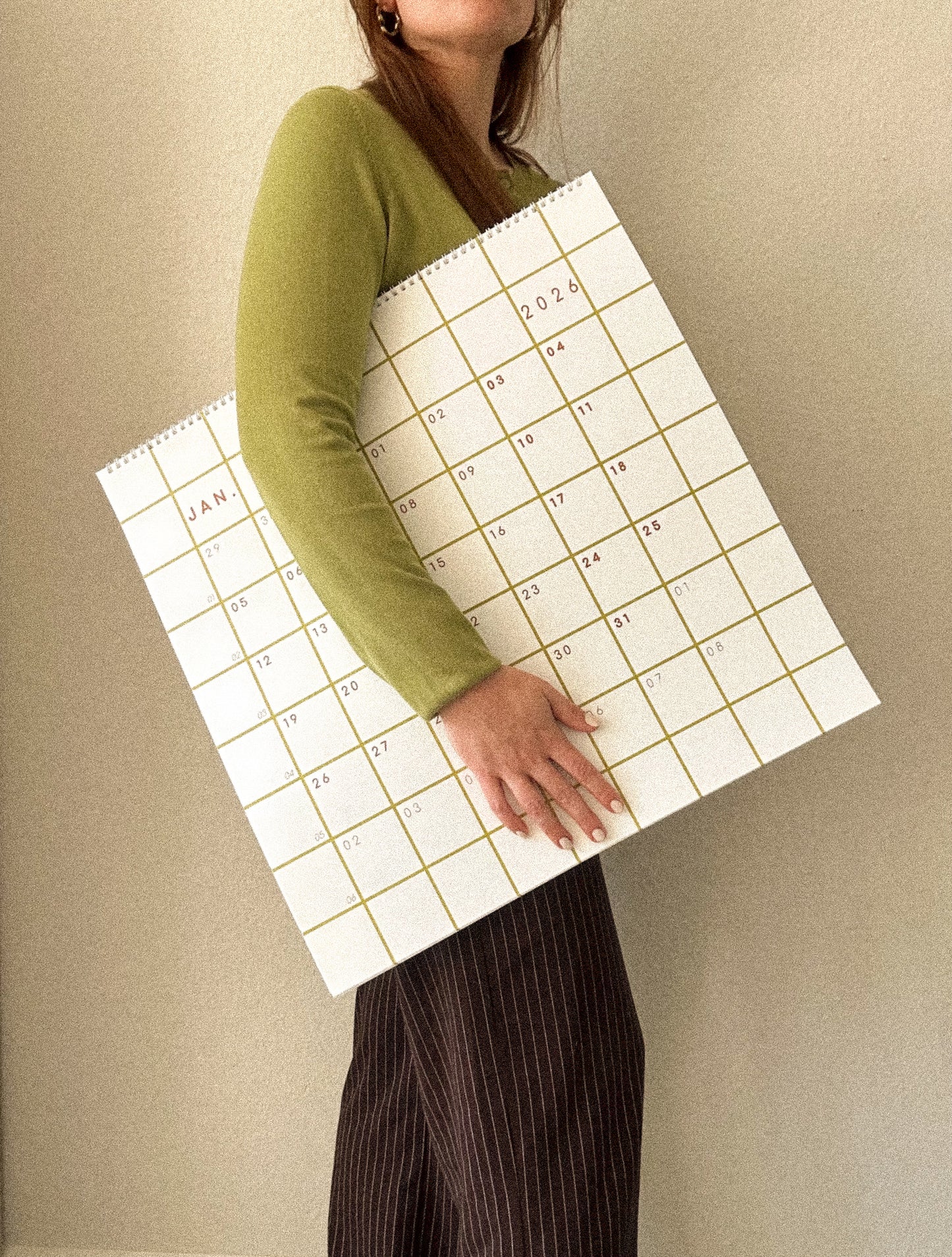 Kalender 2027 - kariert