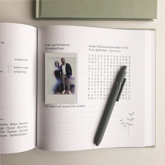 Gästebuch für Hochzeiten - FLIEDER