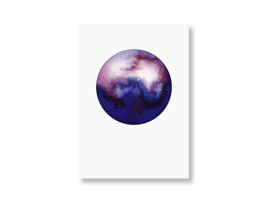 Mond Lila | Postkarte