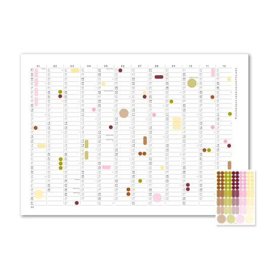Kalender mit Klebepunkten 2027 - A2 / A1