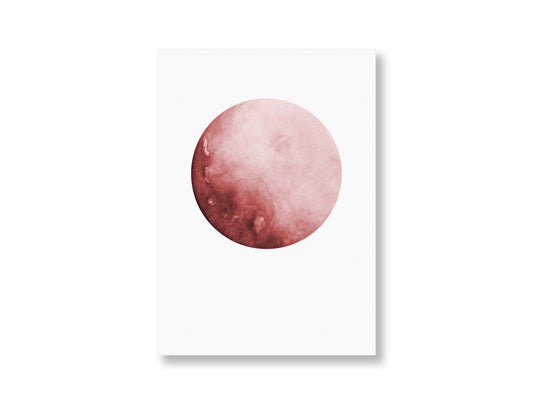 Mond Rosa | Postkarte