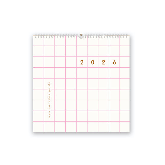 Kalender 2027 - kariert