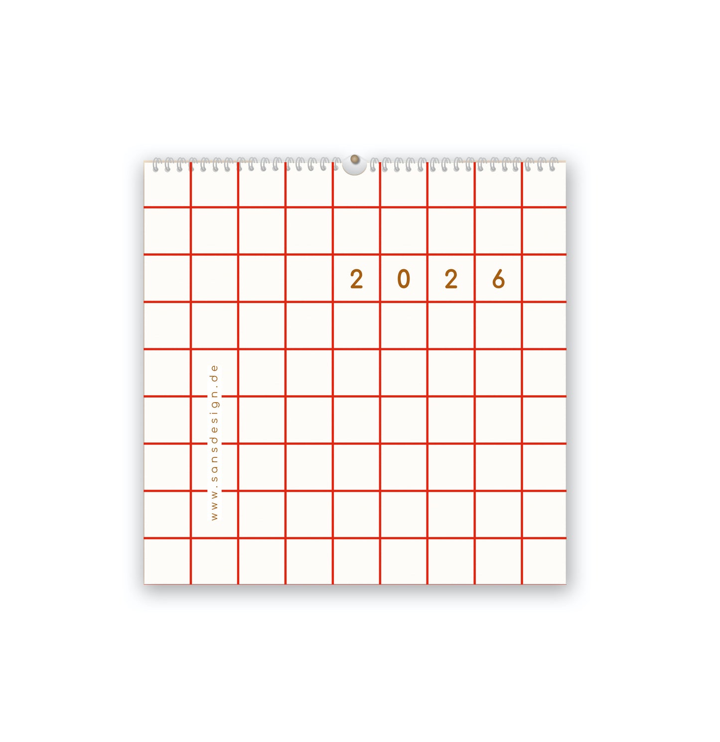Kalender 2026 - kariert