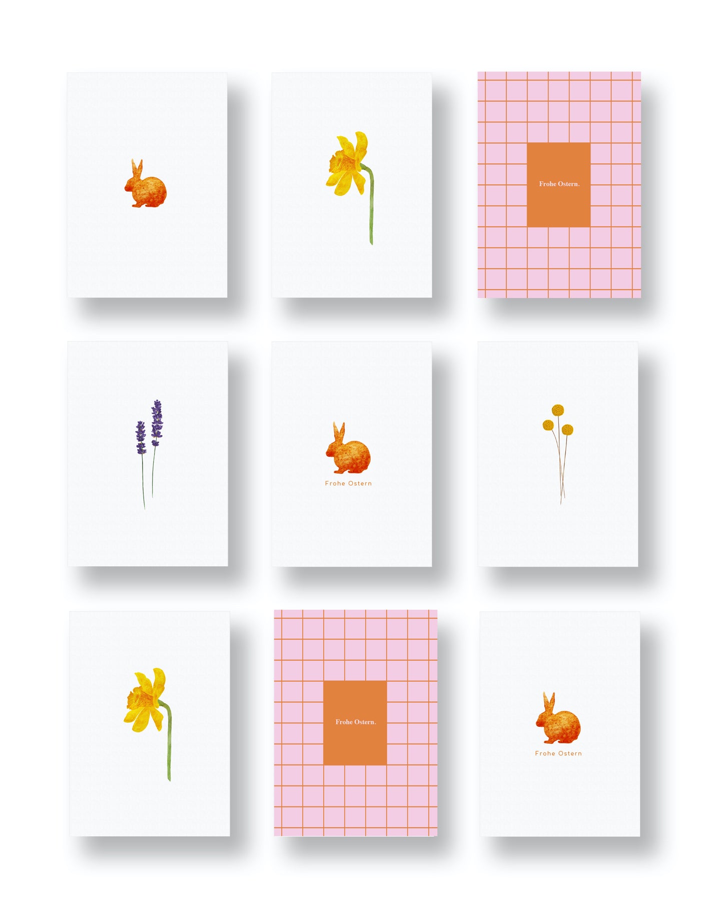 Oster-Postkarten-Sets