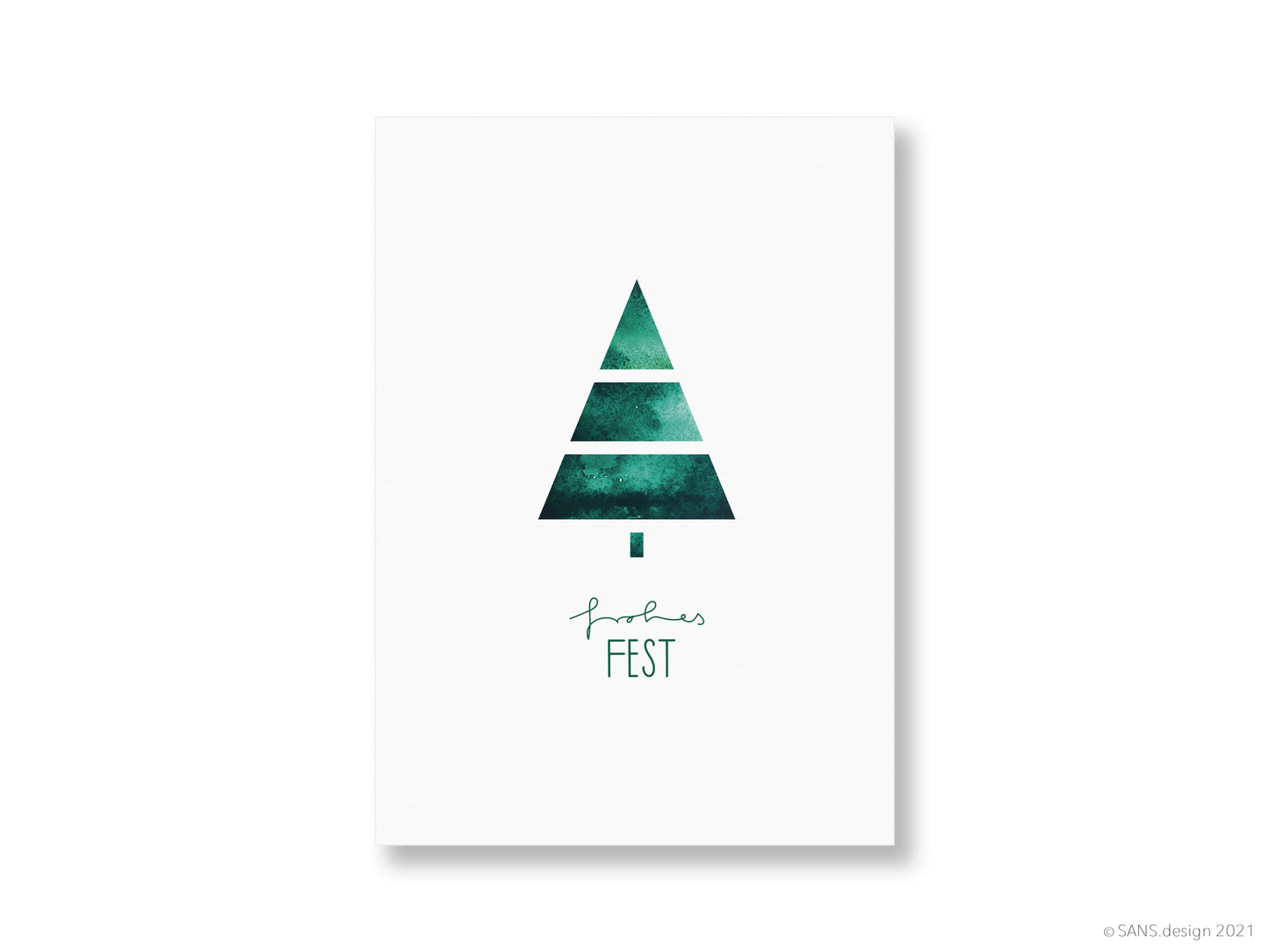 Frohes Fest | Post- oder Klappkarte