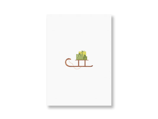 Schlitten | Postkarte