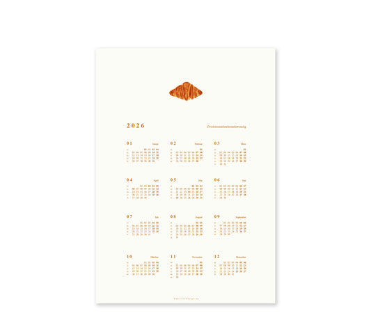 JAHRESÜBERSICHT 2026 - Croissant