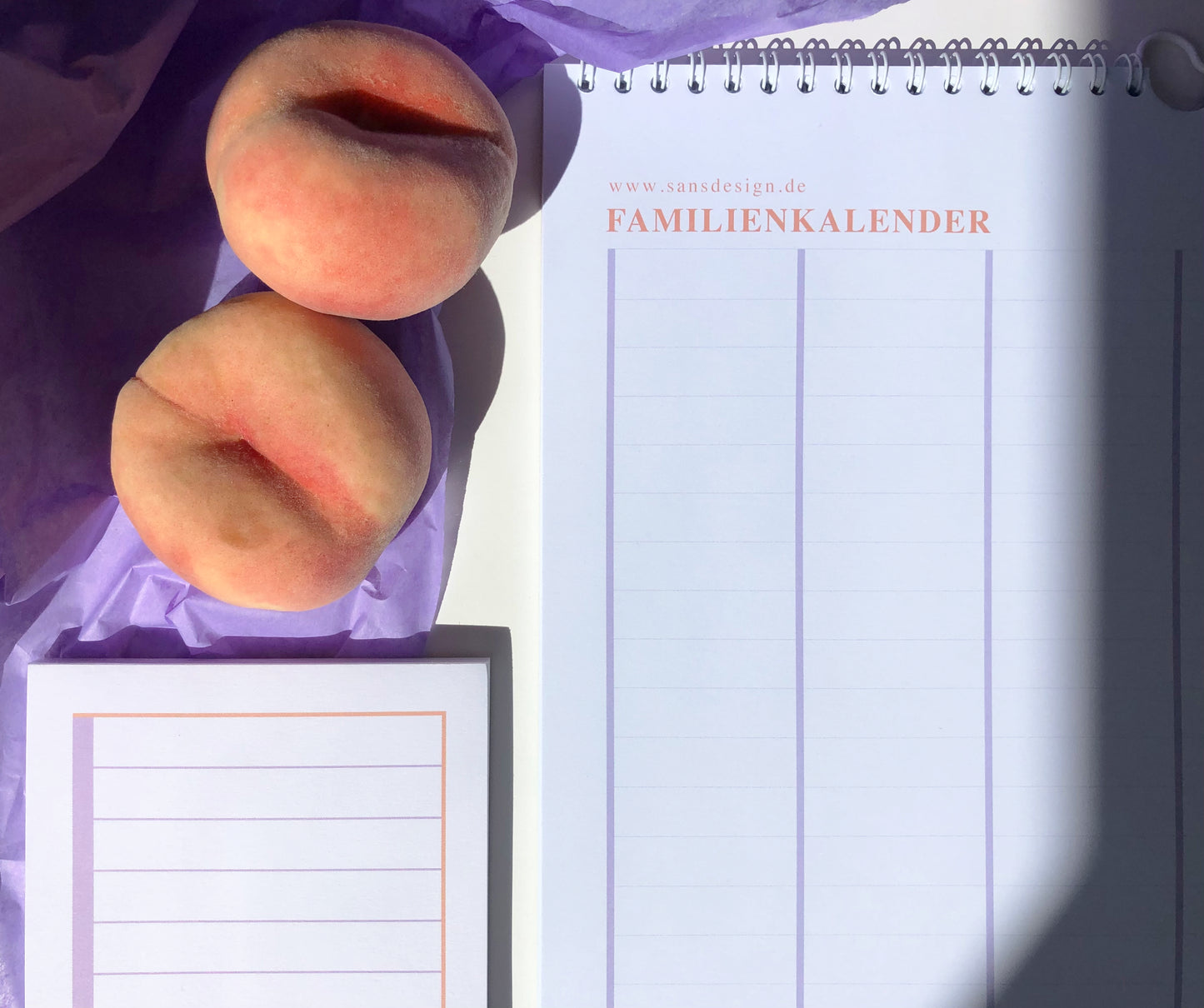 Familienkalender -  PEACH 2025