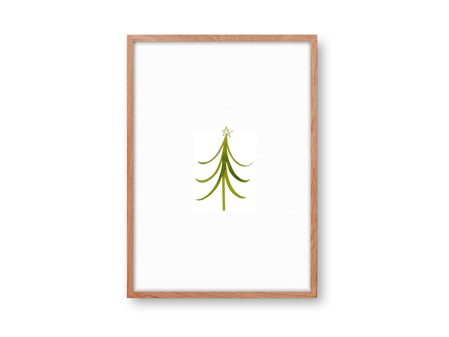 Weihnachtsbaum Poster A4, A3