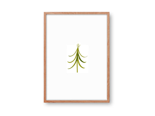 Weihnachtsbaum Poster A4, A3