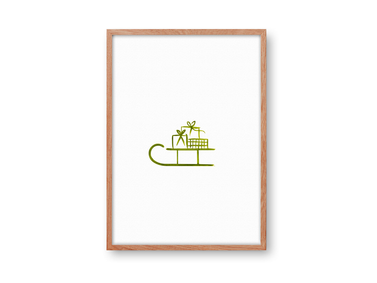Weihnachtsbaum Poster A4, A3